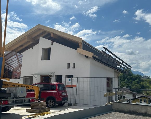 BV Parkdeck, Stützmauer und Umbau Axams